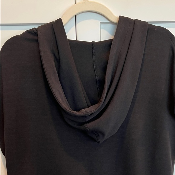 Magaschoni Magaschoni Black Hooded Coverup/Dress Black Midi Size M - Picture 5 of 6